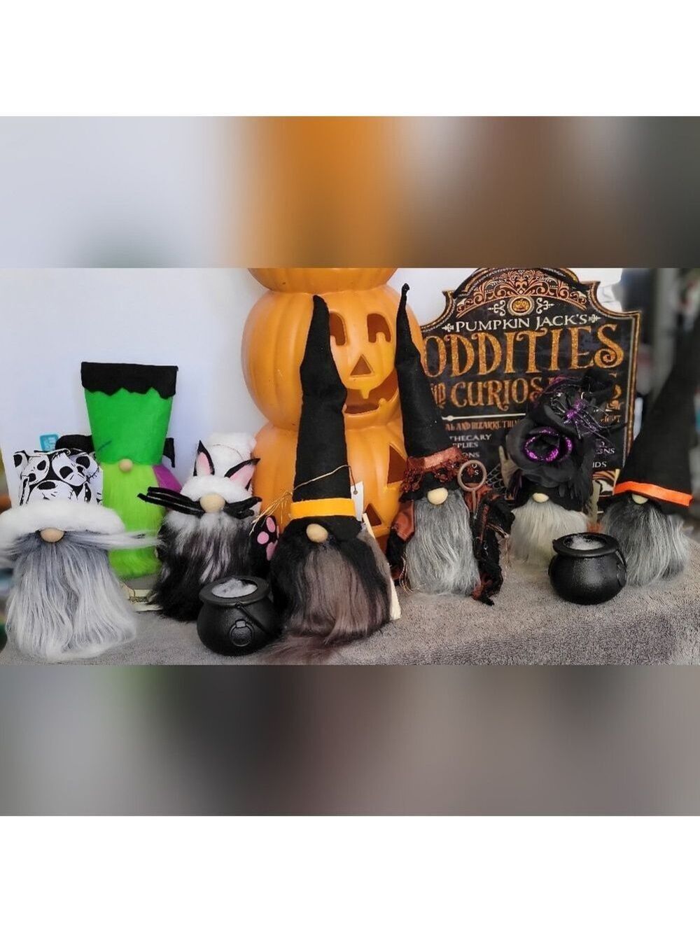Halloween Gnomes Spooky Squad Collection Shelf Sitters